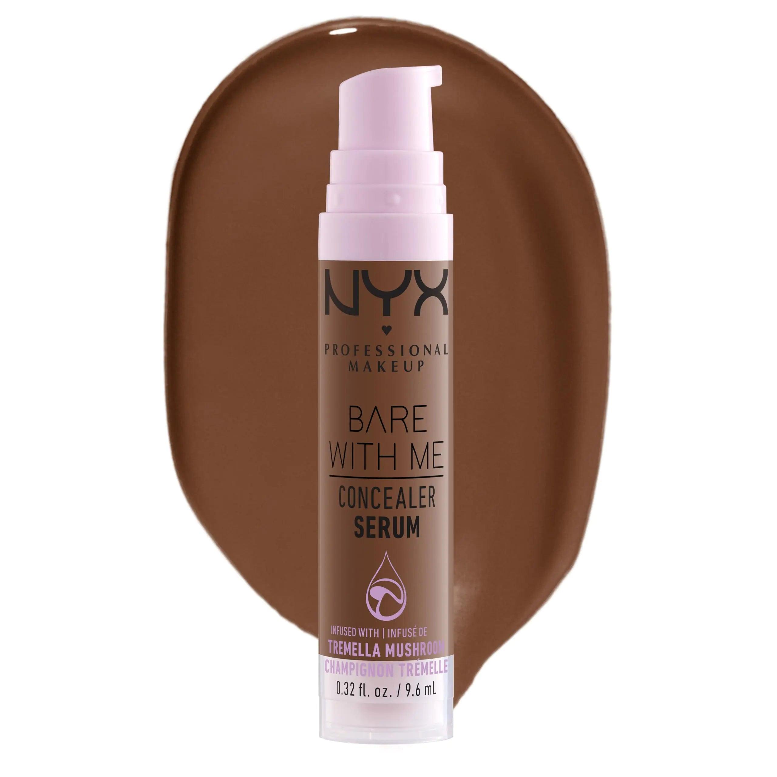 NYX PROFESSIONAL MAKEUP Bare With Me Concealer Serum, Up To 24Hr Hydration - Rich 12 Rich 0.32 Fl Oz (Pack of 1) - Evallys.com # #