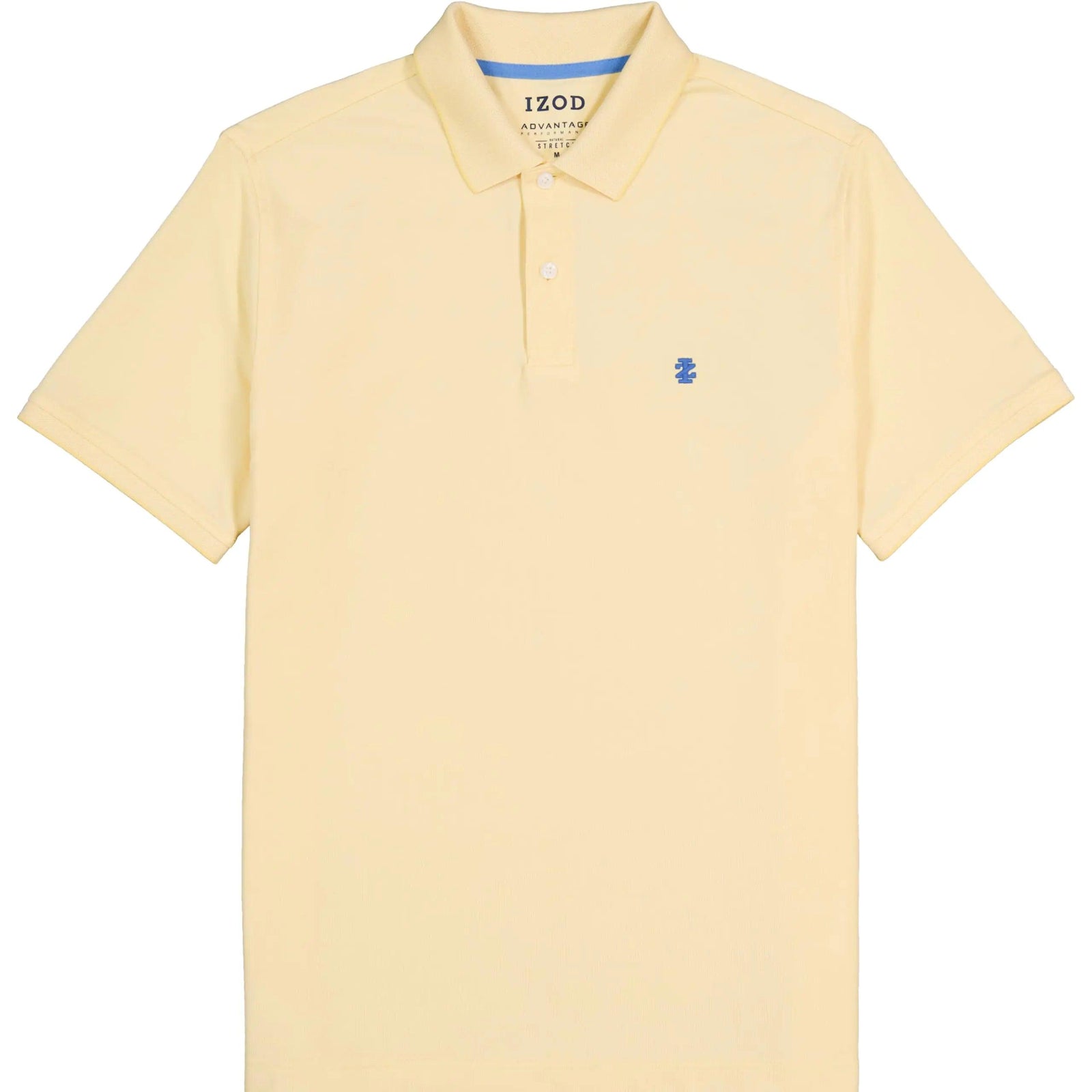 IZOD Men's Advantage Performance Short Sleeve Polo Shirt Classic Fit XX-Large Lemon - Evallys.com # #