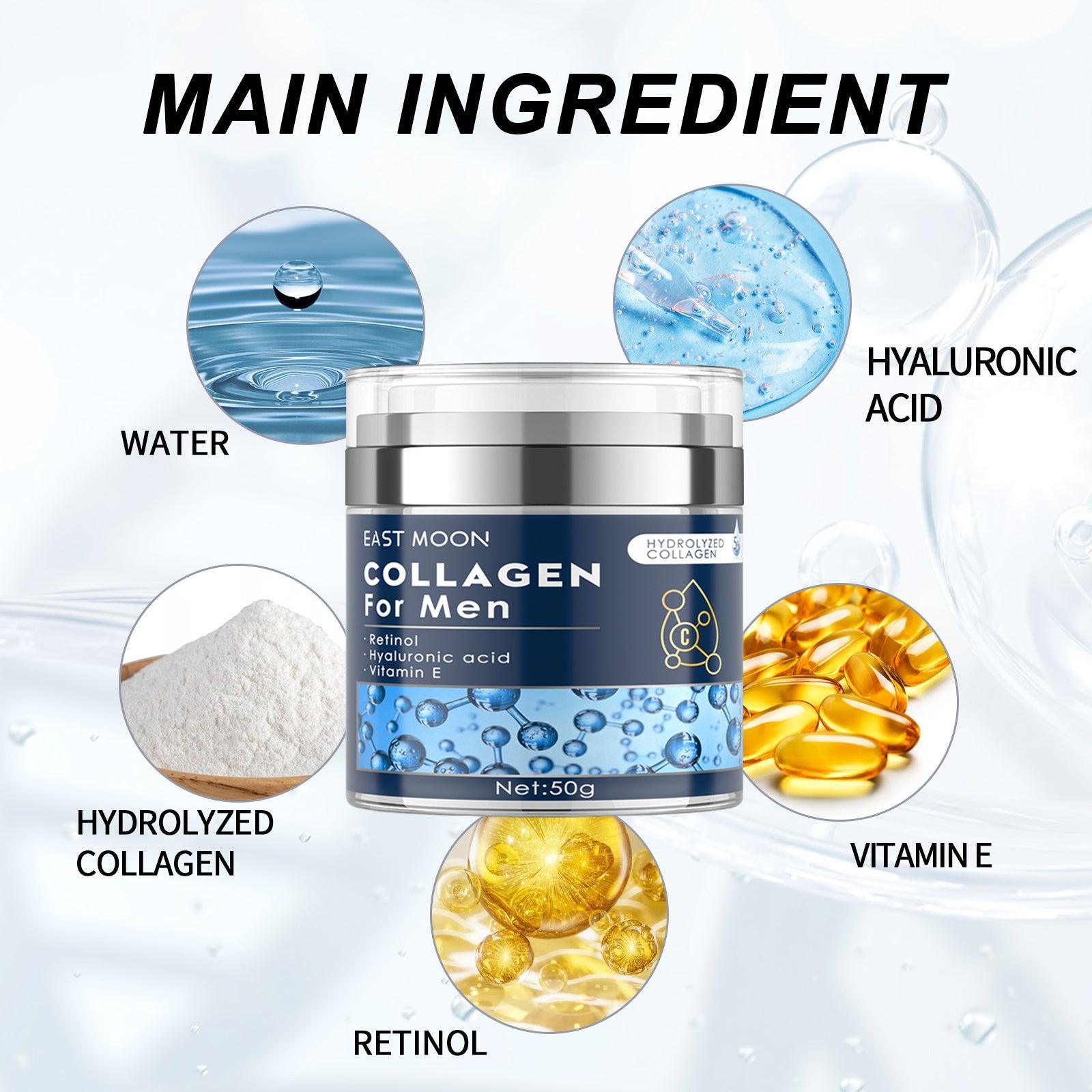 East Moon Collagen Cream, Fade Fine Lines Wrinkle Tight Facial Skin Moisturizing Anti-Aging Cream - Evallys.com # #