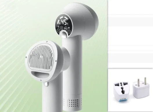 Smart Pet Hair Dryer Dog Golden Retriever Cat Grooming Hairdressing Blow & Comb Silent No Harm Pet Cleaning Supplies Pet Products - Evallys.com