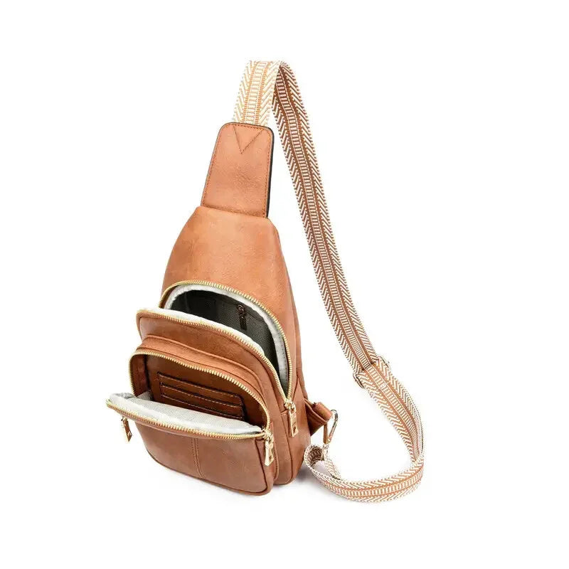 Small Sling Bag For Women Men Crossbody Bags Trendy Bakpack Fanny Packs Chest Bag For Travel - Evallys.com