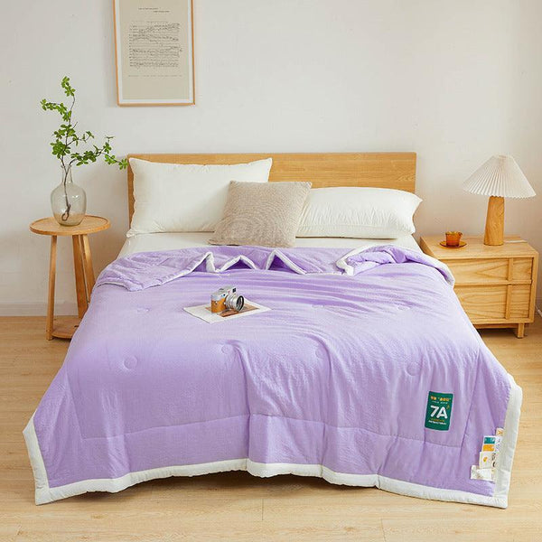 Antibacterial Raw Cotton Washable Summer Cool Quilt - Evallys.com # #