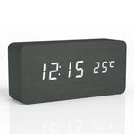 Wooden Digital Alarm Clock - Evallys.com # #