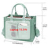 Large Canvas Tote Bag for Women With Pockets,Laptop Crossbody Purses Everything Everyday Bag Handbags for Work Beach Gym Canvs Brisk Green - Evallys.com # #