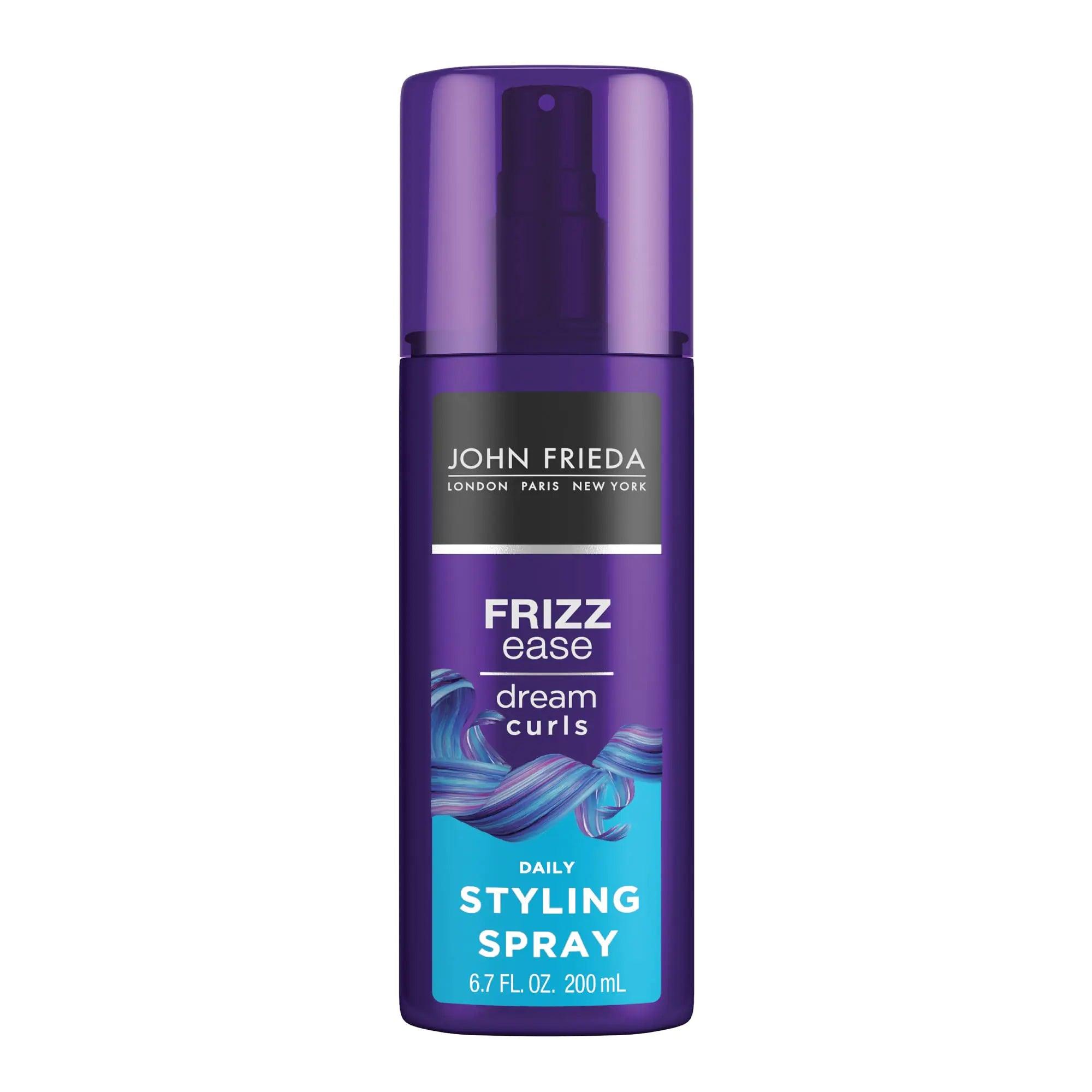 John Frieda Anti Frizz, Frizz Ease Dream Curls Daily Styling Spray for Curly Hair, Magnesium-enriched Formula, Revitalizes Natural Curls, 6.7 Ounce Styling Spray (Pack of 1) 6.7 Fl Oz (Pack of 1) - Evallys.com # #