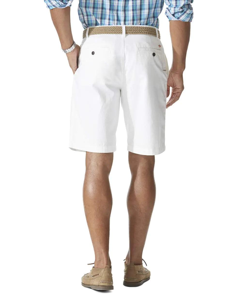 Dockers Men's Perfect Classic Fit Shorts (Regular and Big & Tall) Standard 33 White Cap - Evallys.com # #