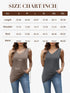 AUTOMET Tank Top Women Casual Soft Summer V Neck Sleeveless Tops 2024 Outfits Clothes Blue Grey Small - Evallys.com # #