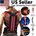 Adjustable Posture Corrector Low Back Support Shoulder Brace Belt for Men Women - Evallys.com # #