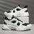 Breathable Sneakers] Chunky Breathable Mesh Sneakers | Men's White & Teal Casual Sneakers with EVA Sole,Design for All Season