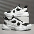 Breathable Sneakers] Chunky Breathable Mesh Sneakers | Men's White & Teal Casual Sneakers with EVA Sole,Design for All Season