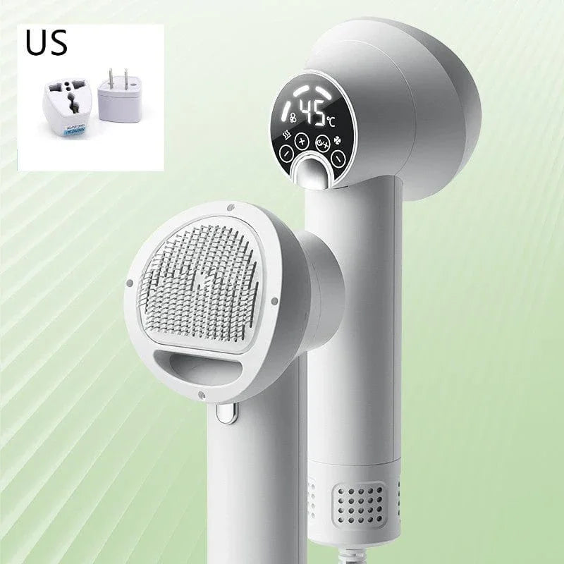Smart Pet Hair Dryer Dog Golden Retriever Cat Grooming Hairdressing Blow & Comb Silent No Harm Pet Cleaning Supplies Pet Products - Evallys.com