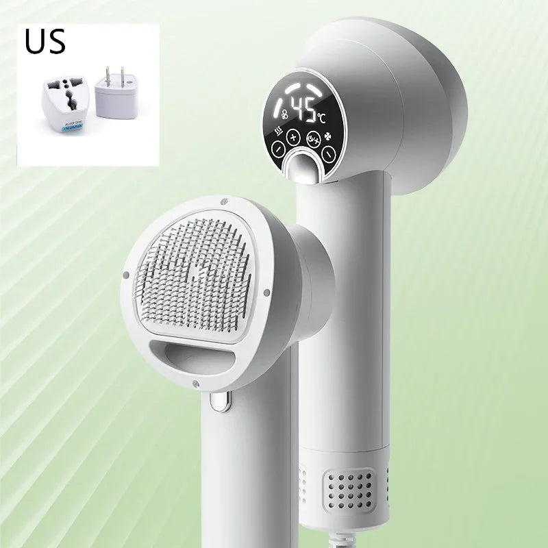 Smart Pet Hair Dryer Dog Golden Retriever Cat Grooming Hairdressing Blow & Comb Silent No Harm Pet Cleaning Supplies Pet Products - Evallys.com