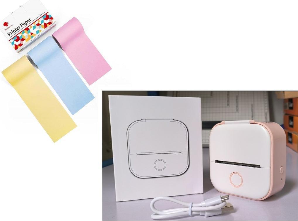Portable Mini Thermal Label Printer Home Photo Printer Student Wrong Question Printer Bluetooth Mini Label Printer Price Tag - Evallys.com