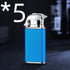 Creative Blue Tiger Double Fire Metal Winproof Lighter Inflatable Lighter - Evallys.com # #