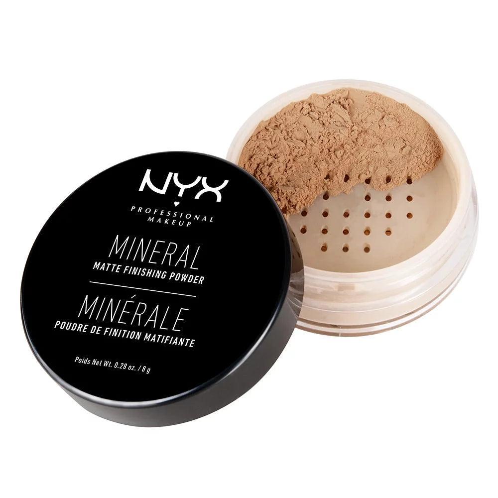 NYX Professional Makeup Mineral Matte Finishing Powder, Loose Powder, Medium/Dark - Evallys.com # #