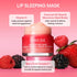 LANEIGE Lip Sleeping Mask: Nourish, Hydrate, Vitamin C, Murumuru & Shea Butter, Antioxidants, Flaky, Dry Lips Candy Cane Swirl - Evallys.com # #