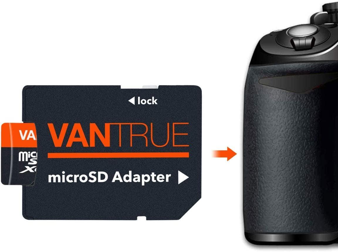 Vantrue 256GB Microsdxc UHS-I U3 4K UHD Video High Speed Transfer Monitoring SD Card with Adapter for Dash Cams, Body Cams, Action Camera, Surveillance & Security Cams - Evallys.com # #