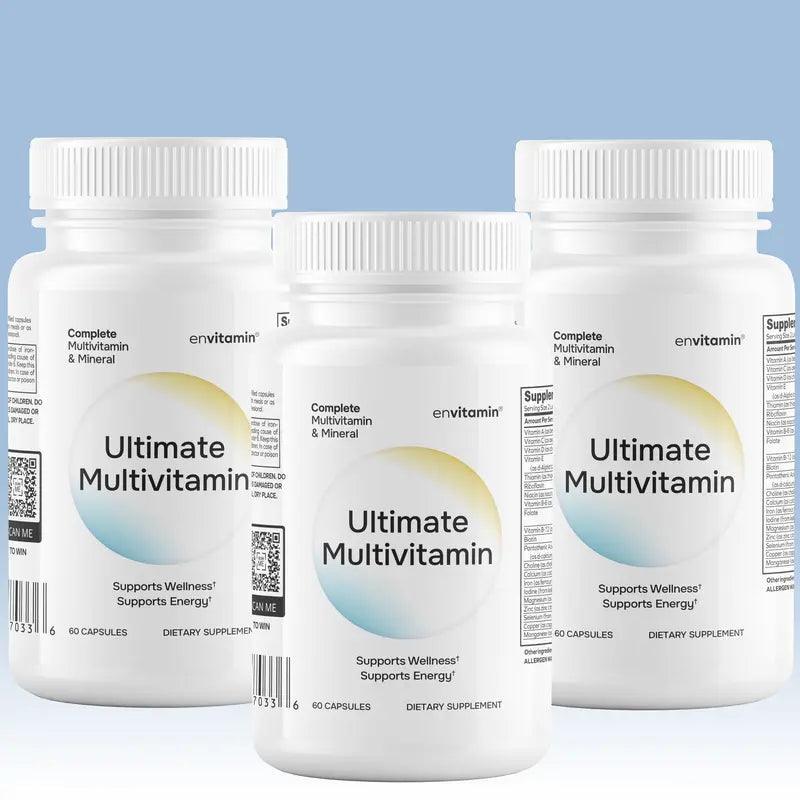 Ultimate Multivitamin with 42 Fruit and Vegetable Blend in Liquid Capsules - Evallys.com # #