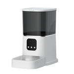 Pet Automatic Feeder Large Capacity Smart Voice Recorder APP Control Timer Feeding Cat Dog Food Dispenser With WiFi Pet Bowl - Evallys.com