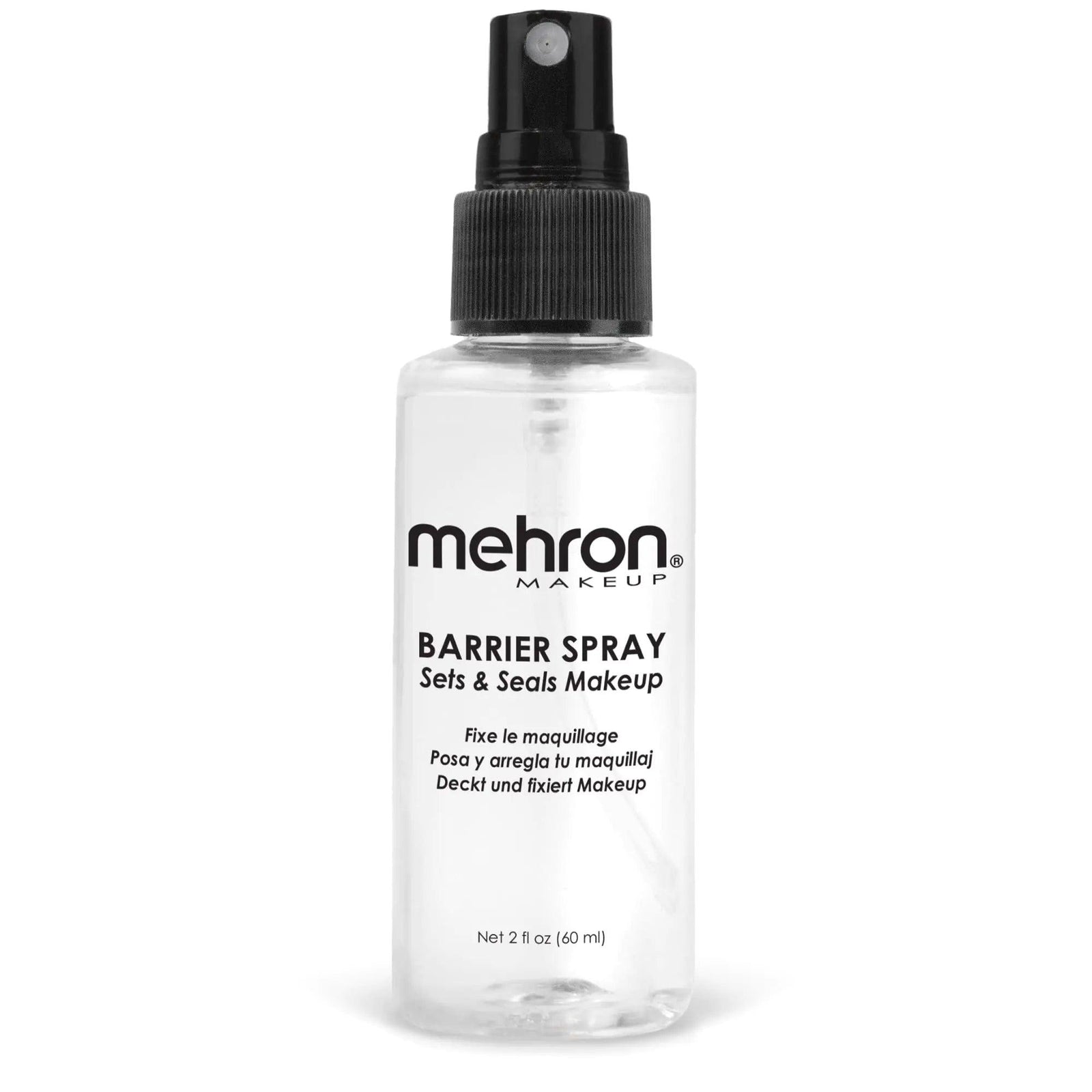 Mehron Makeup Barrier Spray | Setting Spray for Makeup | Makeup Setting Spray for Face 2 fl oz (60 ml) 2 Fl Oz (Pack of 1) - Evallys.com # #