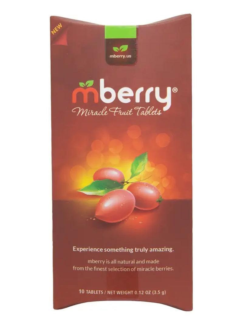 Mberry Miracle Fruit Tablet, Turn Sour into Sweet, Organic Miraculin, Natural, Sugar Free, Organic, 10-Count - Evallys.com # #