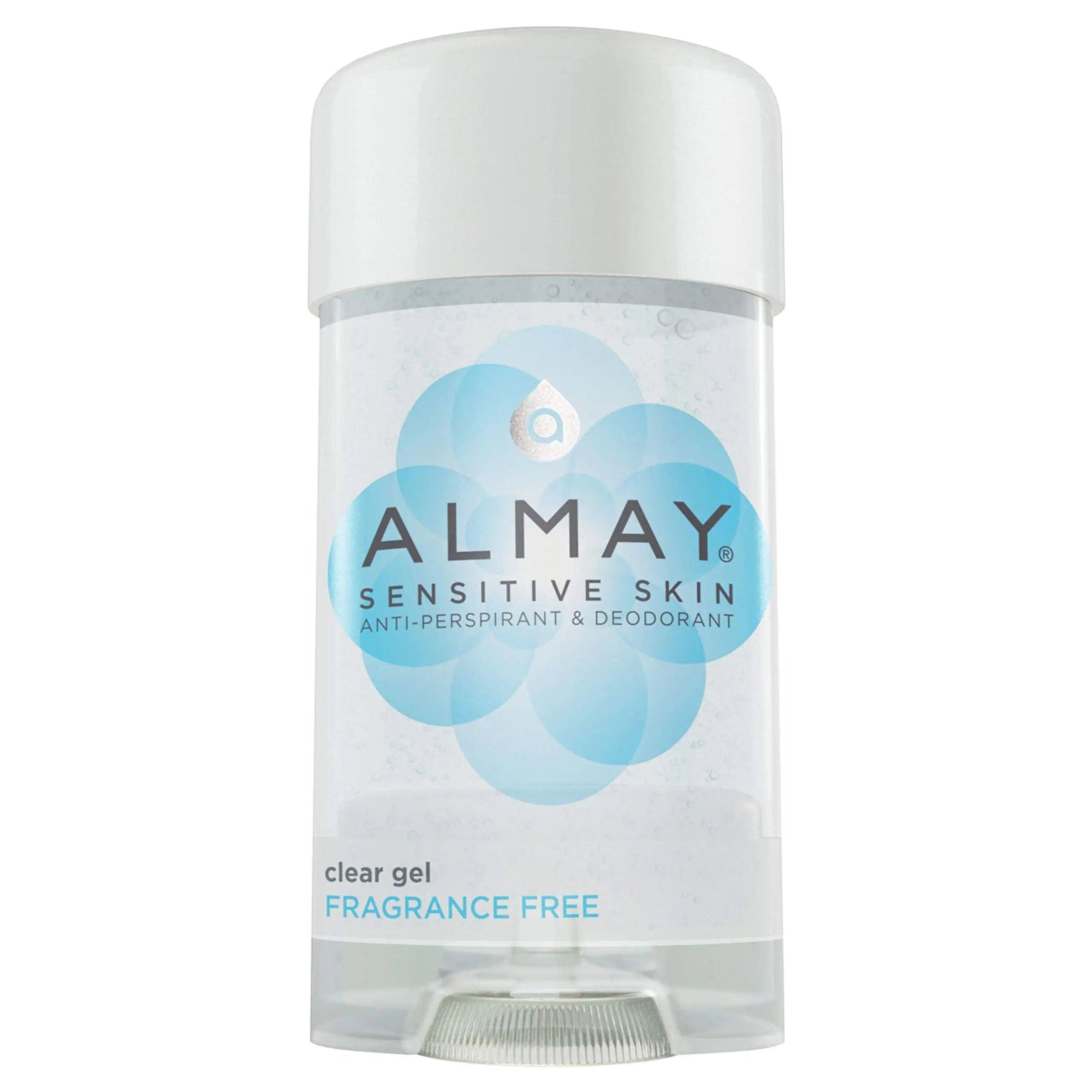 Almay Sensitive skin Clear Gel, Anti-Perspirant & Deodorant, Fragrance Free, 2.25-Ounce Stick (Pack of 6) 2.25 Ounce (Pack of 6) - Evallys.com # #