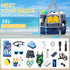 Mesh Beach Bag - Large Beach Tote Bag for Family Beach Bag for Toys & Vacation Essentials Blue - Evallys.com # #