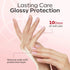 modelones Nail Strengthener, Sparkle Pink Nail Natural Concealer Foundation Polish Air Dry Nail Growth Polish for Damaged Nails Imperfection Masking Gifts for Women 15ml - Evallys.com # #