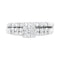 .925 Sterling Silver 3/4 cttw Lab Grown Diamond Engagement Ring and Band set (F-G Color, VS2-SI1 Clarity) - Evallys.com # #