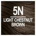 Naturtint Permanent Hair Color 5N Light Chestnut Brown (Pack of 1), Ammonia Free, Vegan, Cruelty Free, up to 100% Gray Coverage, Long Lasting Results - Evallys.com # #