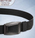 BULLIANT Tactical Belt for Men, Men Stretch Nylon Web Gift Belt 1.5"-Hiking Rigger Military Work-Quick Release Black2972 34"-38"Waist Adjustable - Evallys.com # #