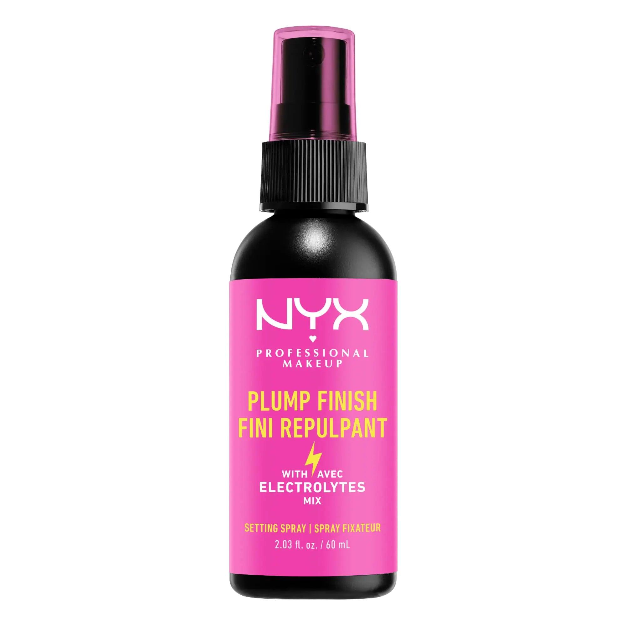 NYX PROFESSIONAL MAKEUP Makeup Setting Spray - Plump Finish, Long-Lasting Vegan Formula - Evallys.com # #