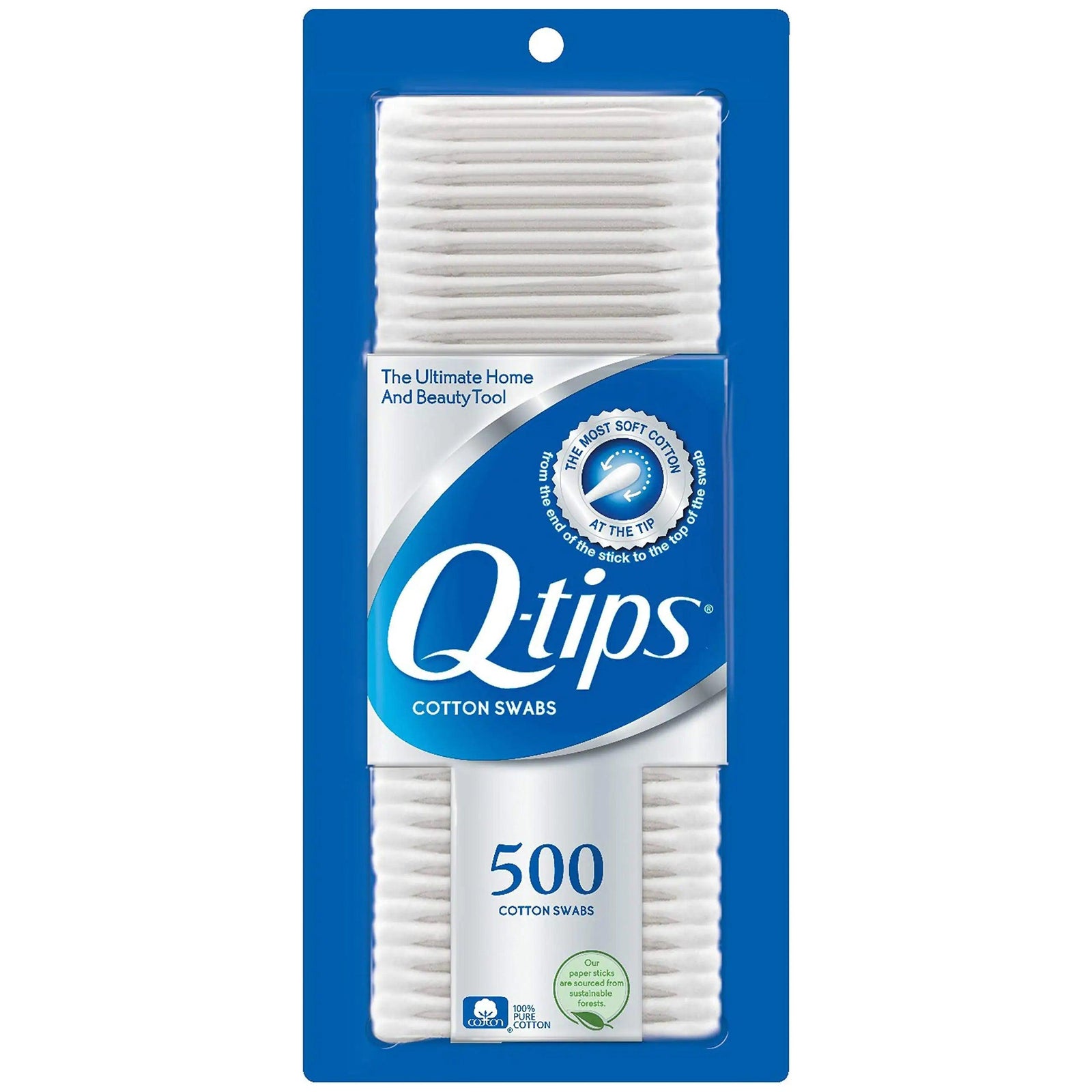 ForPro Professional Collection 100% Pure Cotton Rounds for Face Pack of 400 & Q-Tips 500 Count 100% Cotton Swabs for Beauty Care Cotton Pads + Cotton Swabs - Evallys.com # #