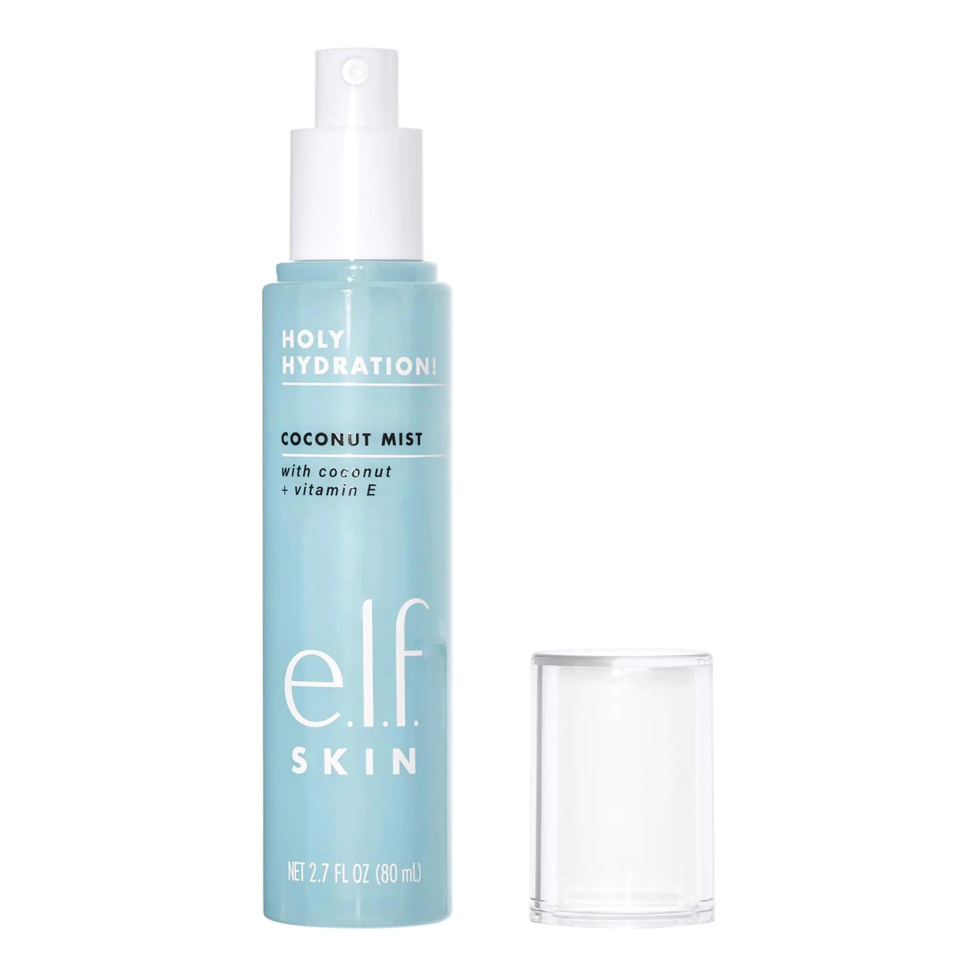 e.l.f. Cosmetics Holy Hydration! Hydrating Coconut Mist, Refreshes, Soothes & Invigorates Skin, Tropical Scent, 2.7 Fl Oz (Pack of 1) 2.7 Fl Oz (Pack of 1) - Evallys.com # #