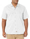 Dickies Men's Short-Sleeve Work Shirt Small White V1 - Evallys.com # #