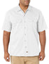 Dickies Men's Short-Sleeve Work Shirt Small White V1 - Evallys.com # #