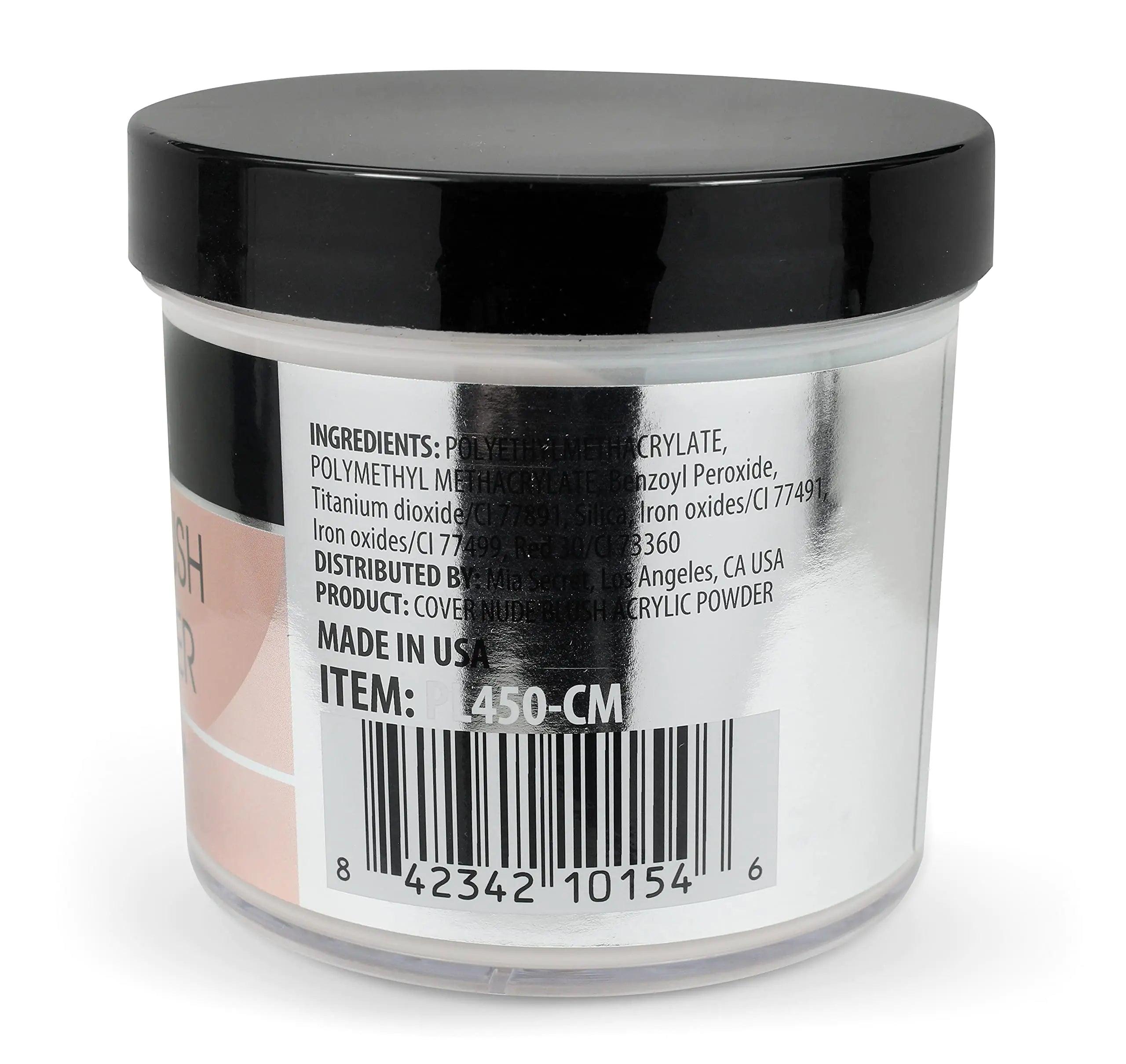 Mia Secret - Cover Nude Blush Acrylic Powder 8oz 8 Ounce (Pack of 1) - Evallys.com # #