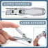 2024 Upgrade Nail Clippers for Men Thick Nails - DRMODE Large Wide Jaw Opening Toe Nail Clippers for Seniors, Heavy Duty Stainless Steel No Splash Fingernail Clipper Cutters Long Handle with Catcher - Evallys.com # #