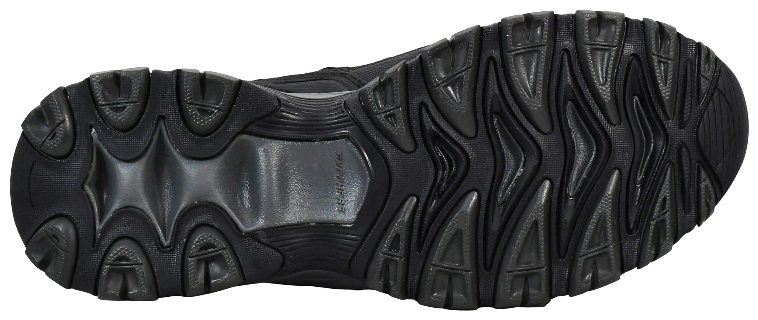 Skechers Mens Afterburn M fit Wonted 9 X-Wide Black/Charcoal - Evallys.com # #
