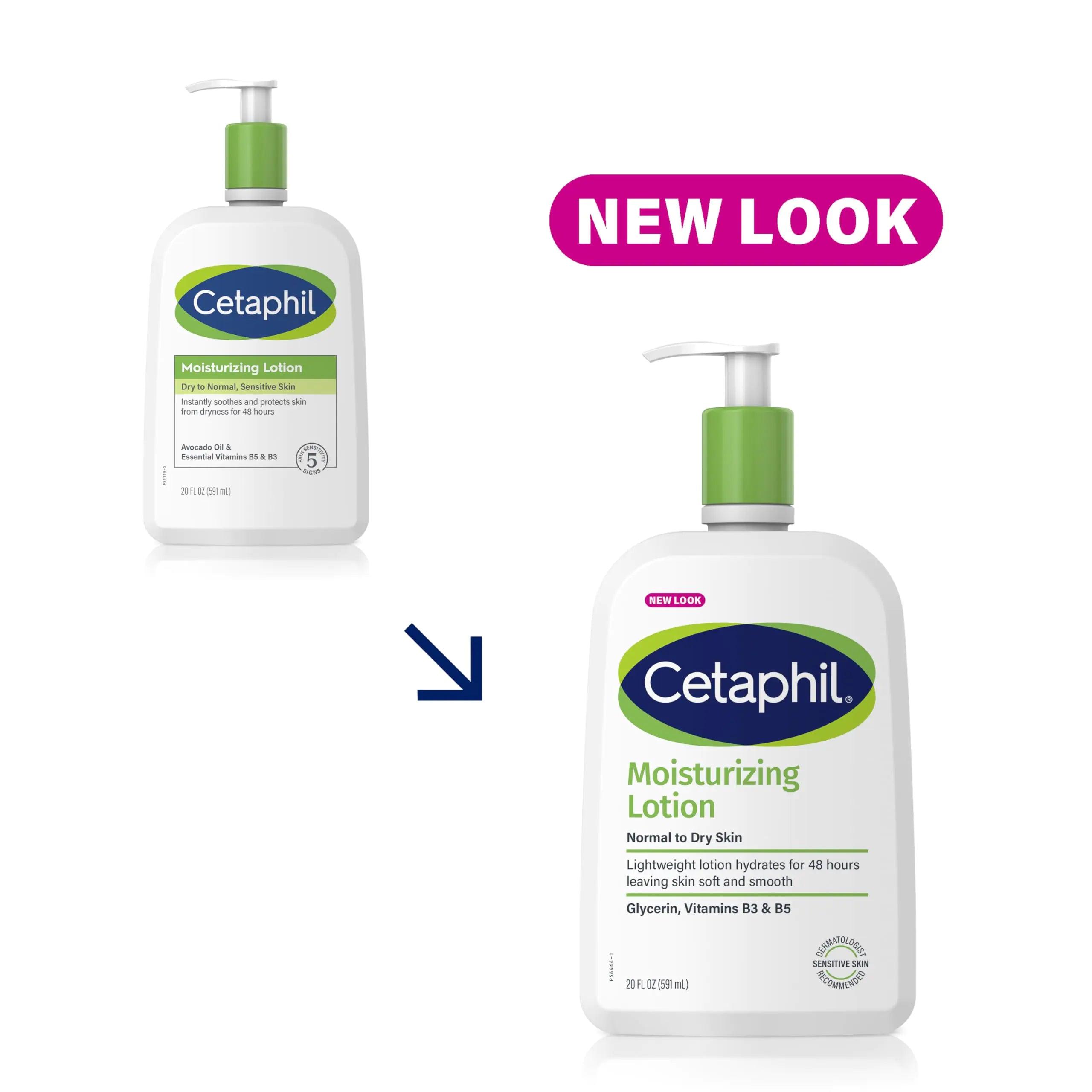 Cetaphil Body Moisturizer, Hydrating Moisturizing Lotion for All Skin Types, Suitable for Sensitive Skin, NEW 20 oz, Fragrance Free, Hypoallergenic, Non-Comedogenic Unscented 20 Fl Oz (Pack of 1) - Evallys.com # #