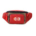 Coach Track Colorblock Khaki Red Leather Stamp Belt Bag - Evallys.com # #