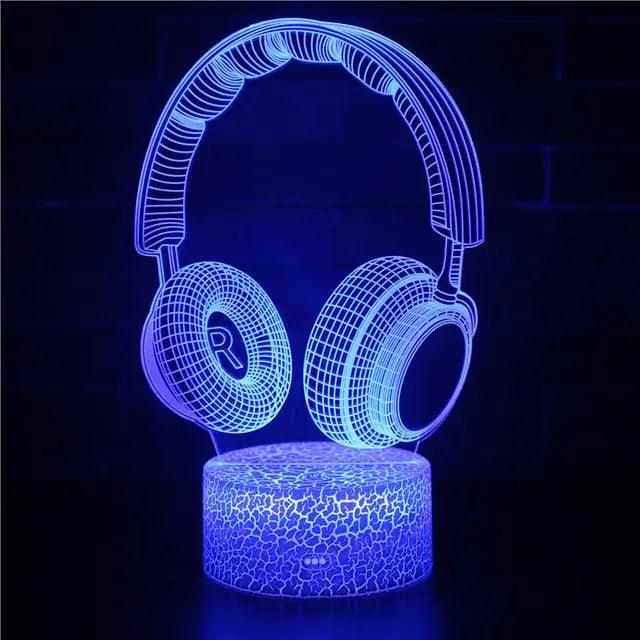 3D RGB LED Gaming Lamp - Evallys.com # #