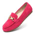 Loafers for Women Business Casual Shoes Comfortable & Lightweight Penny Loafers Slip On Work Flats 9 Wide Pink - Evallys.com # #