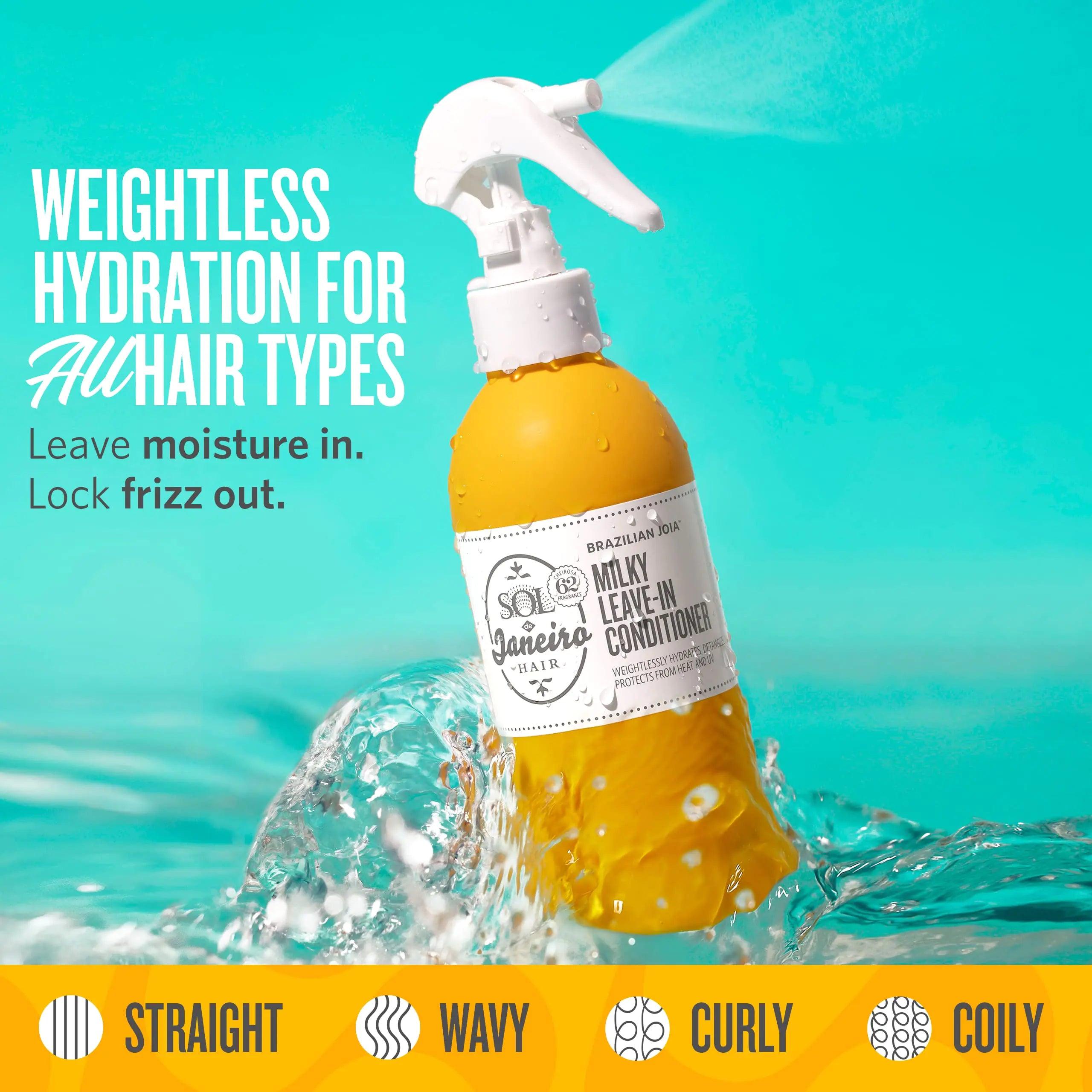 SOL DE JANEIRO Brazilian Milky Leave-In Conditioner | Fights Frizz | Detangles | Protects from Heat - Evallys.com # #