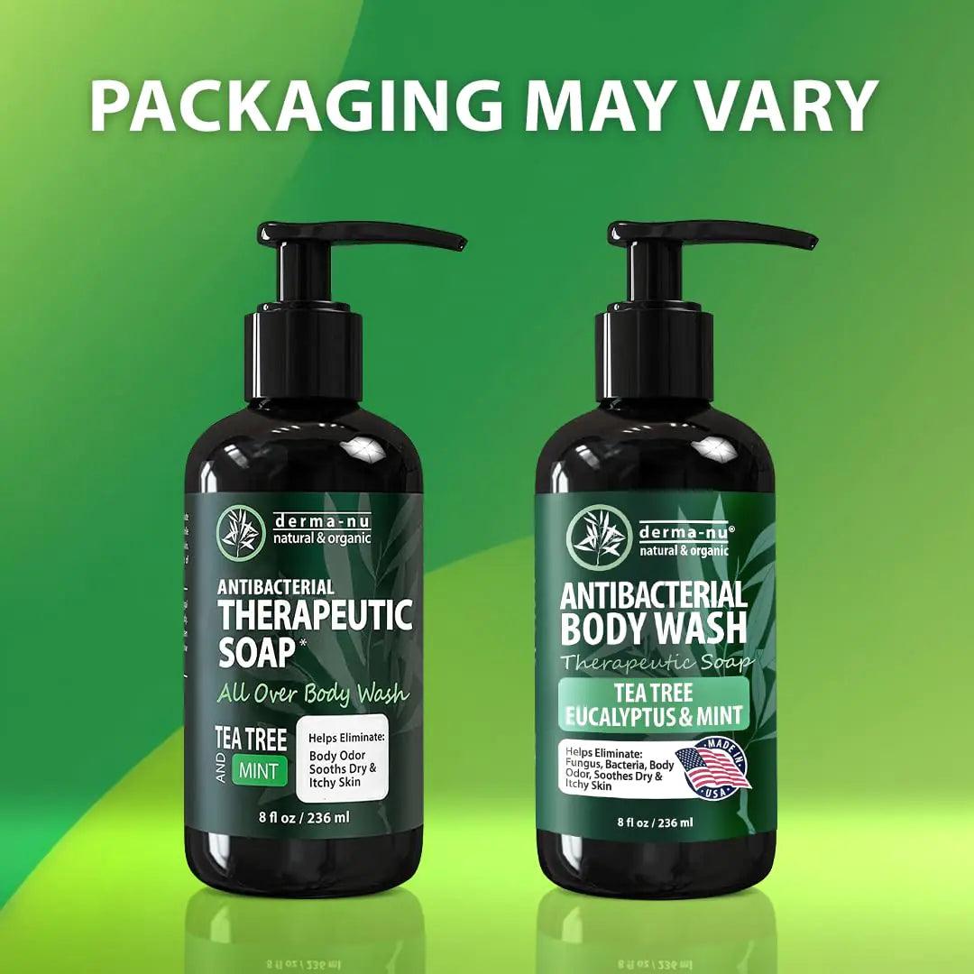 Antibacterial Body Wash - Antibacterial Soap And Tea Tree Body Wash For Jock Itch, Athletes Foot, Eczema And Back Acne - Anti Bacterial Body Soap For Men And Women Safe For All Skin Types - 2 Pack 8 Fl Oz (Pack of 2) - Evallys.com # #