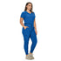 MONARCH UNIFORMS Stretchy Scrubs Women's Jogger Scrub Set In Regular and Petite Jogger Scrubs with Tuck-In Top for Women Royal Blue X-Small - Evallys.com # #