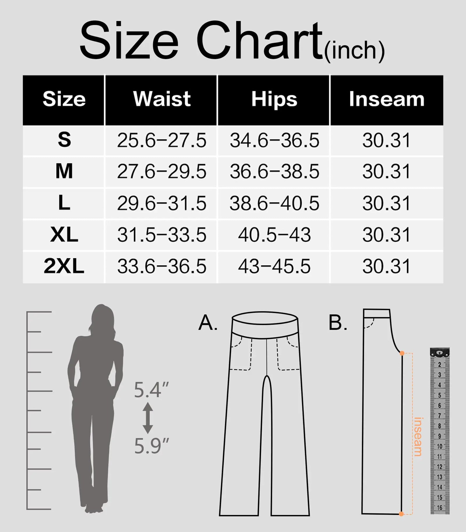 Yoga Pants Women Wide Leg Pants High Waist Stretch Dress Casual Sweatpants Lounge Pants with Pockets 31