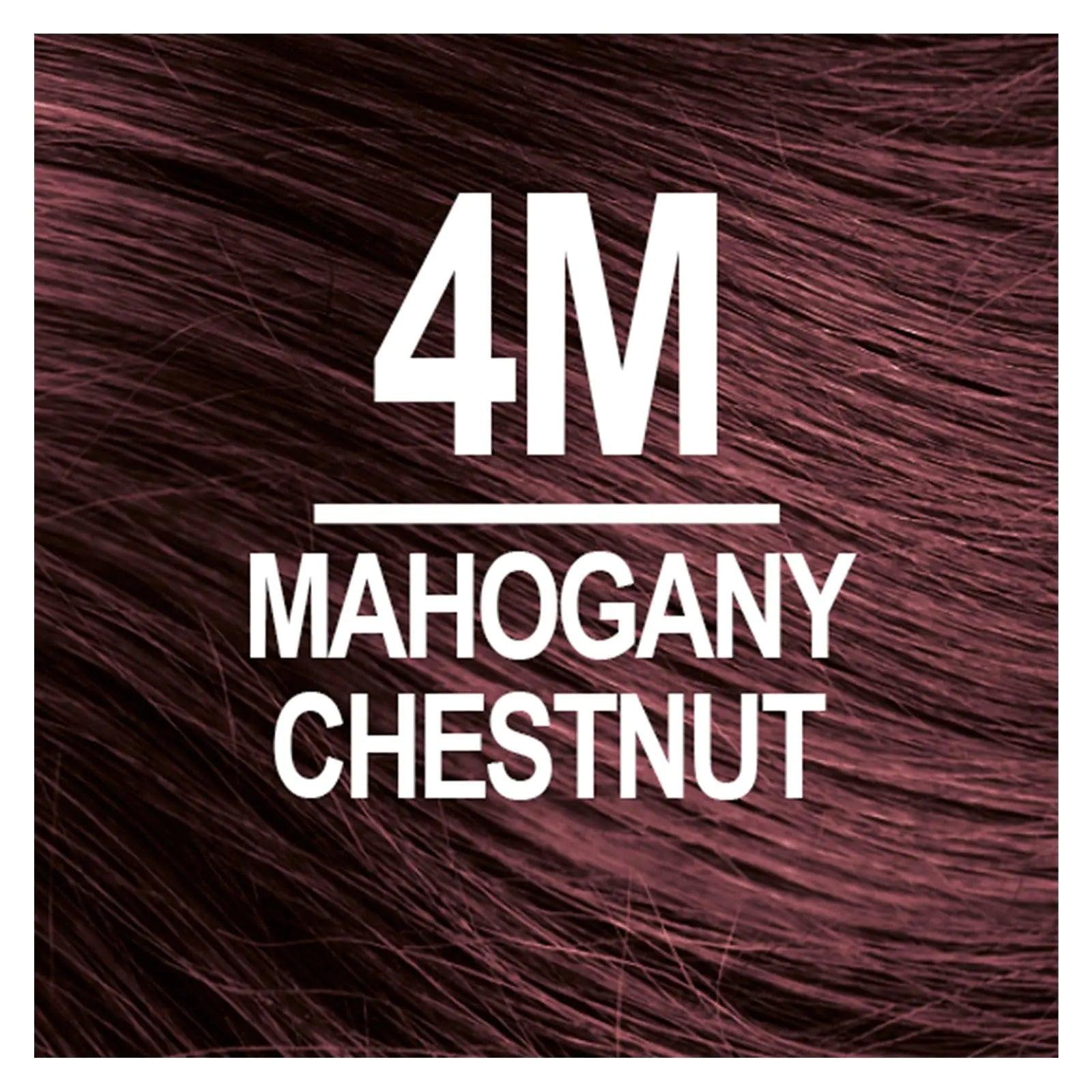 Naturtint Permanent Hair Color 4M Mahogany Chestnut (Pack of 6), Ammonia Free, Vegan, Cruelty Free, up to 100% Gray Coverage, Long Lasting Results - Evallys.com # #