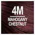 Naturtint Permanent Hair Color 4M Mahogany Chestnut (Pack of 6), Ammonia Free, Vegan, Cruelty Free, up to 100% Gray Coverage, Long Lasting Results - Evallys.com # #