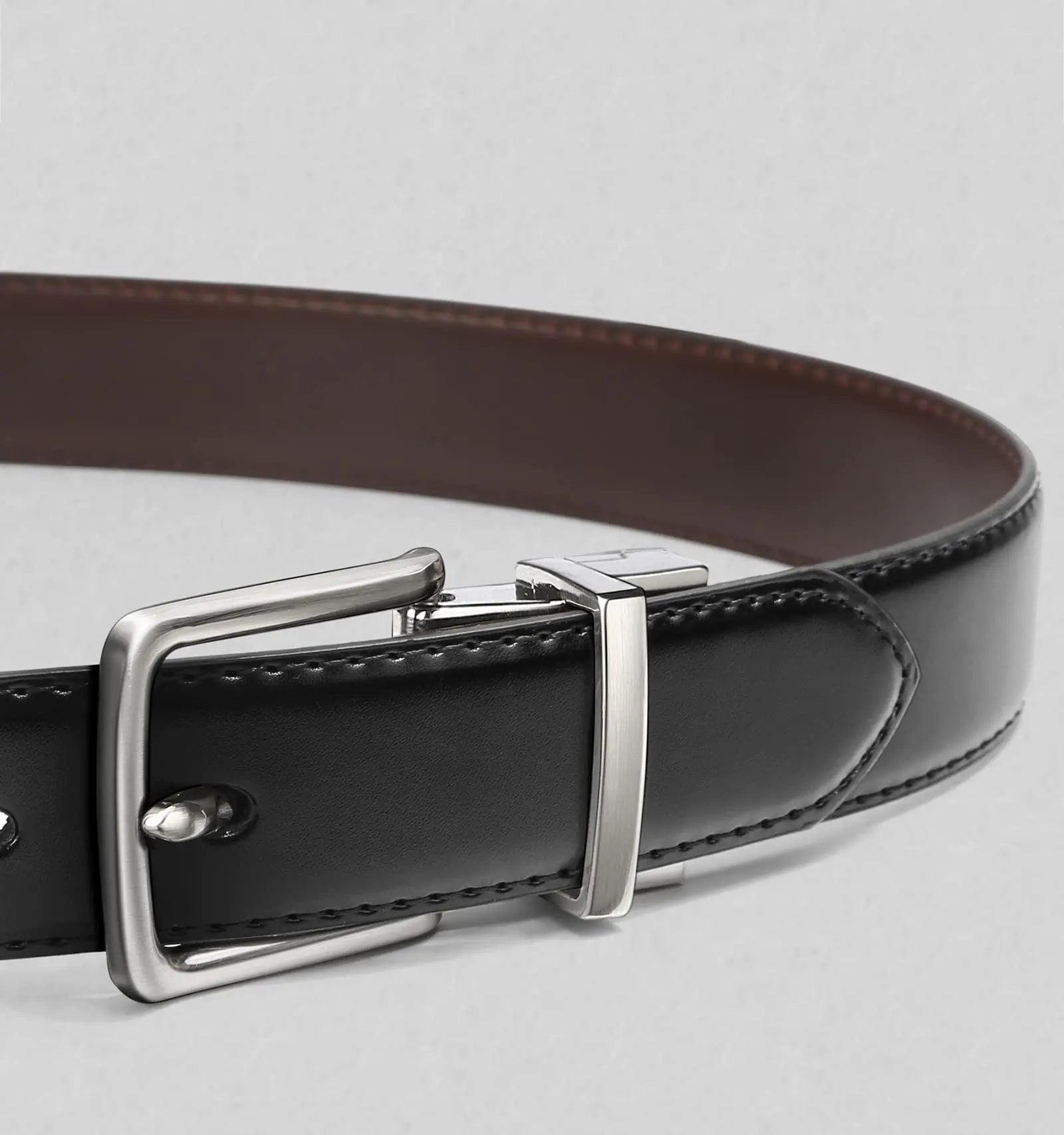 BULLIANT Men's Belt,Reversible Belt 1.25